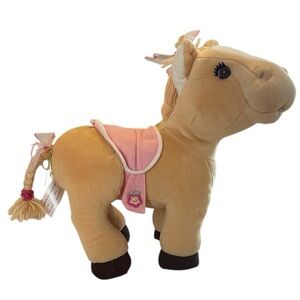 2005 Cabbage Patch Appalachian Artworks Horse Pony Tan Pink Saddle Plush